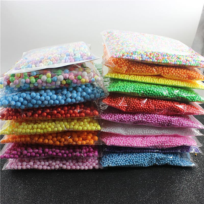 DIY craft materials: colored foam balls, wedding decoration materials, polystyrene foam balls, gift box filler.