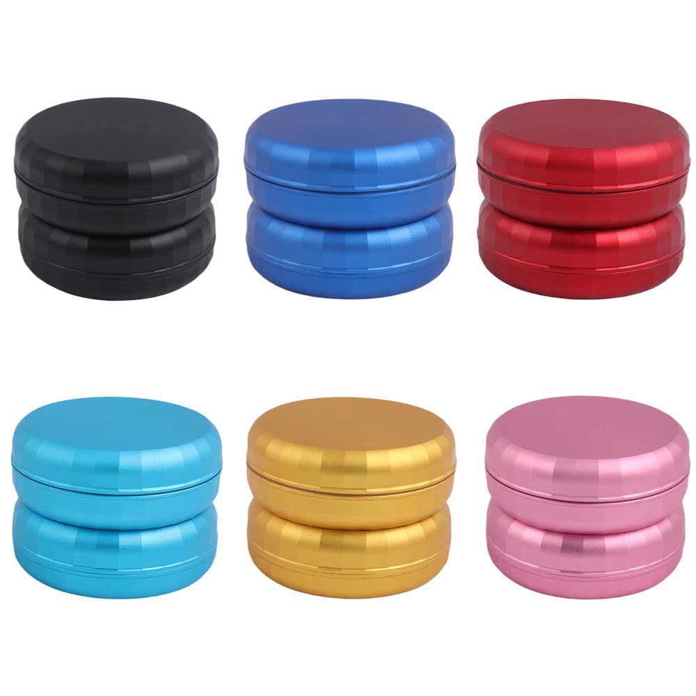 Cross-border New Yo-yo 63mm Four-layer Aluminum Alloy Grinder Beveled Edge Tobacco Crusher Grinder