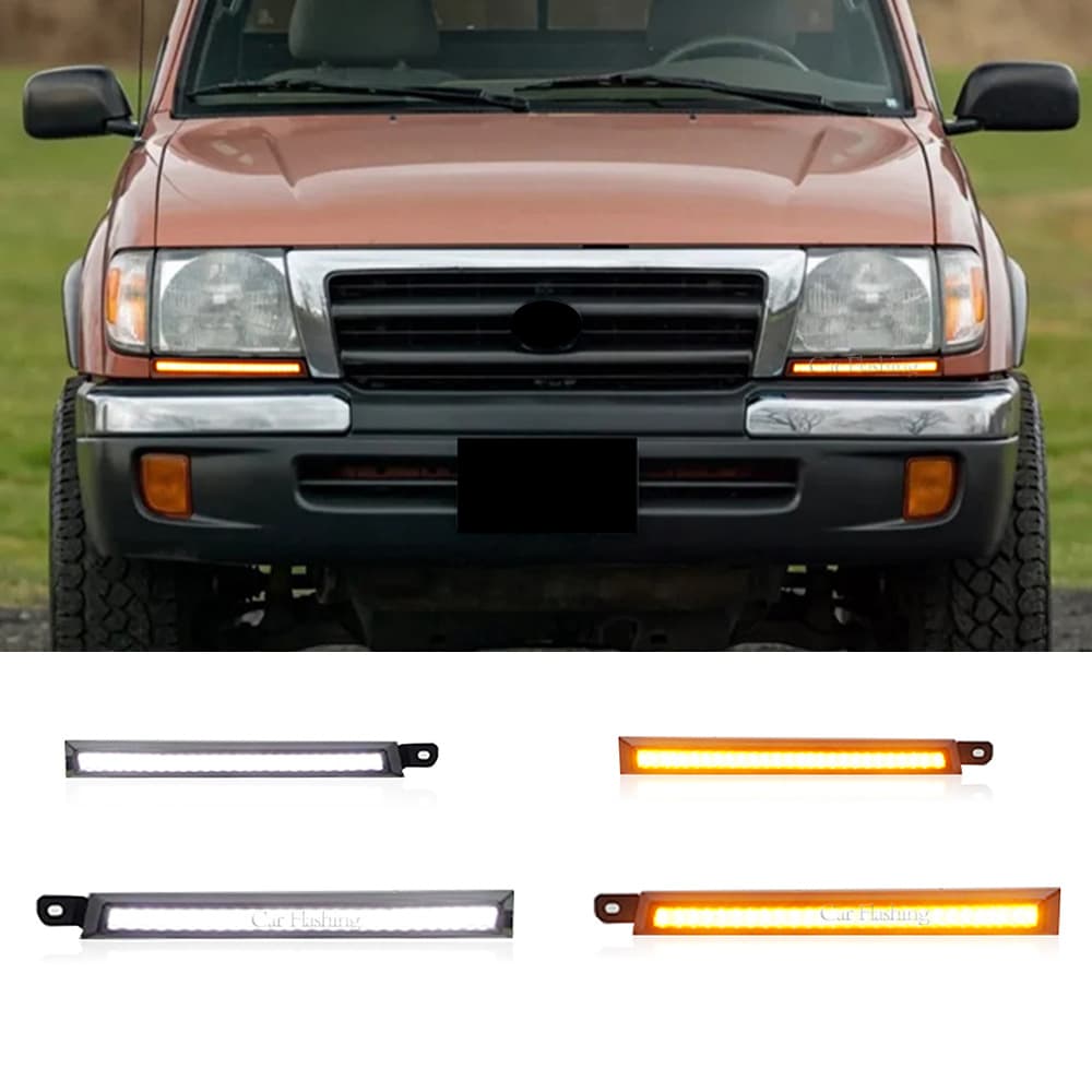Suitable for Toyota 98-04 Tacoma Tacoma daytime running lights, front fog lights, turning water daytime running lights