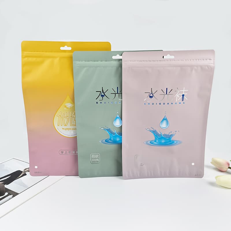 Waterlight Stockings Packaging Bag, Bare Leg Pants Nude Feel Pantyhose Plastic Ziplock Bags Leggings Packaging Bags Ready Stock Hot Sale