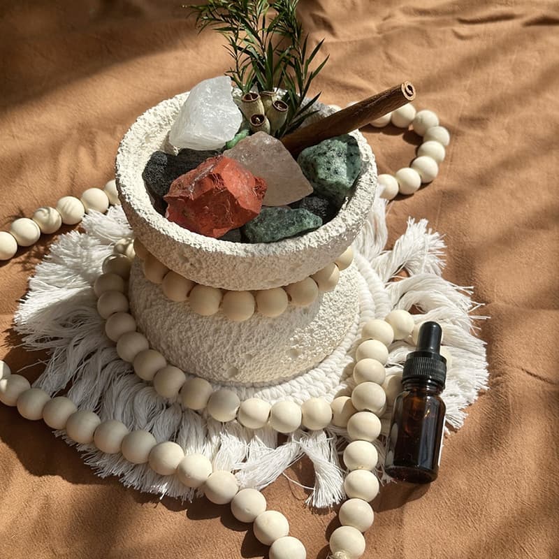 Premium Scented Crystal Aroma Diffuser Vessel Gift Box for Home Bedroom
