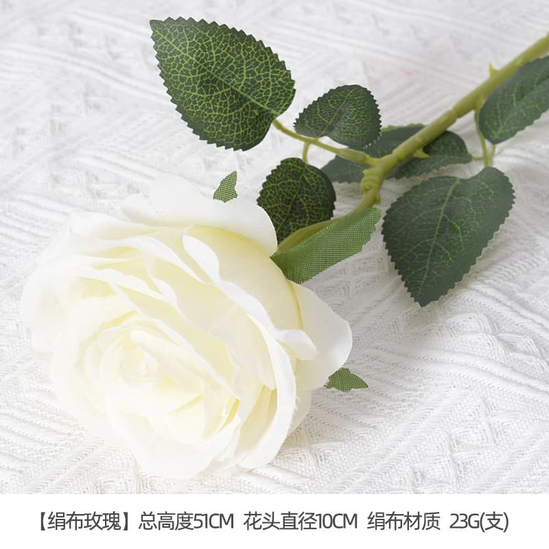 White Artificial Flowers for Home, Wedding, Ceremony Ceiling Decoration - Rose and Hydrangea Fake Flowers Factory Wholesale