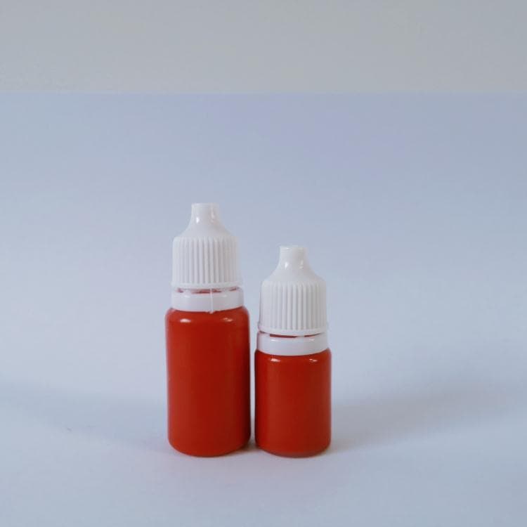 [Yindehao] 5ml small bottle of photosensitive ink, red stamp ink, mini bottle (free gift)