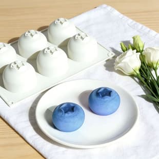 Blueberry Raspberry Fruit Cake Mold Baking Tool Raspberry Mousse Chocolate Ice Cream Pudding Silicone Mold