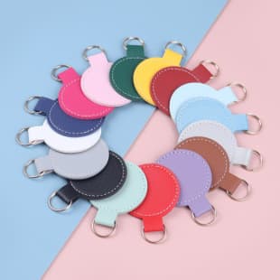 Creative Wind Keychain Ring Women's Anti-lost Round Key Ring Gift Pendant Accessories Cross-border Stock Men