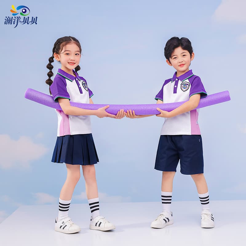 Lanyang Beibei Factory Wholesale School Uniform Sets for Primary and Middle School Students, Summer Kindergarten Sets