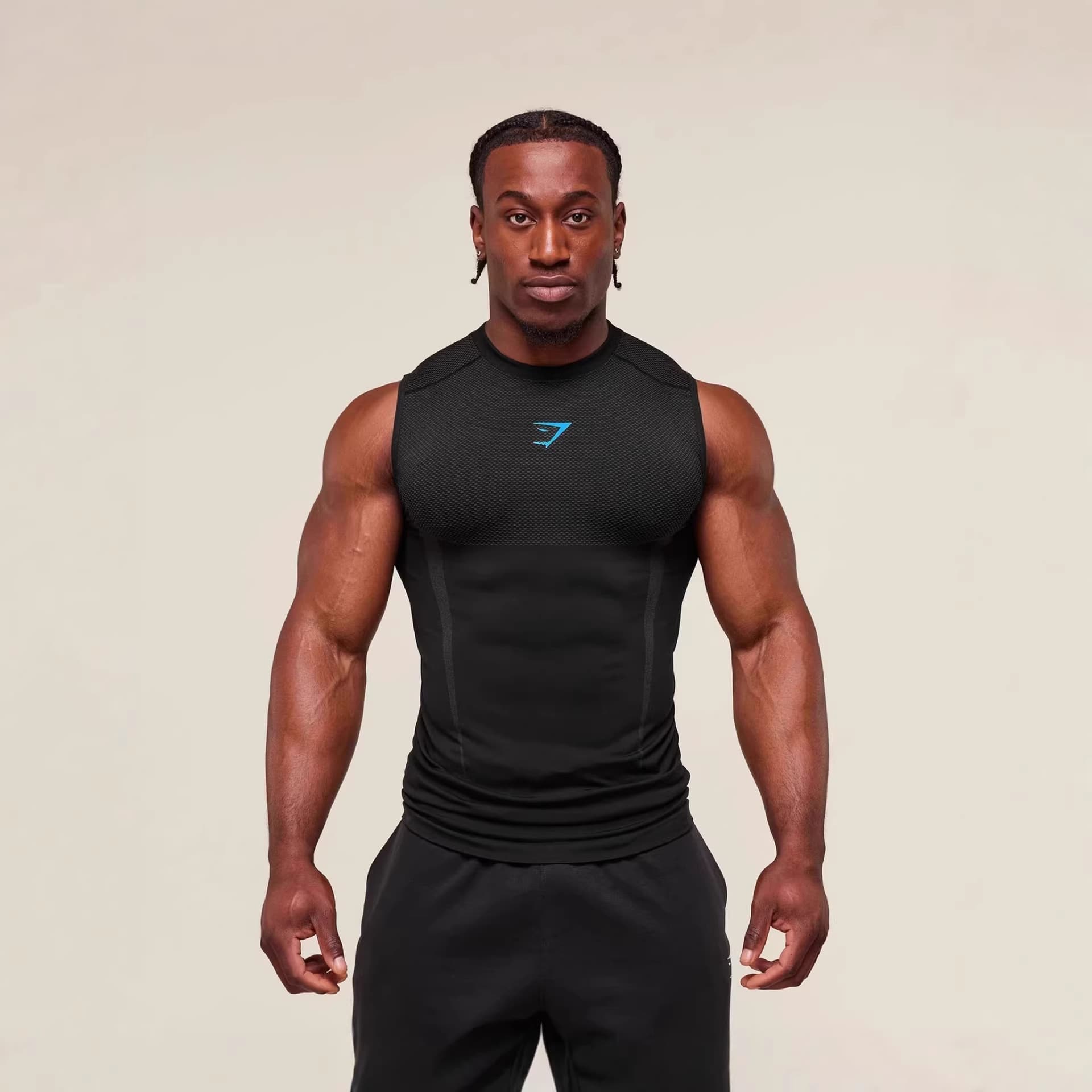 GYM New American-Style Printed Muscle Fitness Vest, Breathable Athletic Casual Running Sleeveless Basketball Top