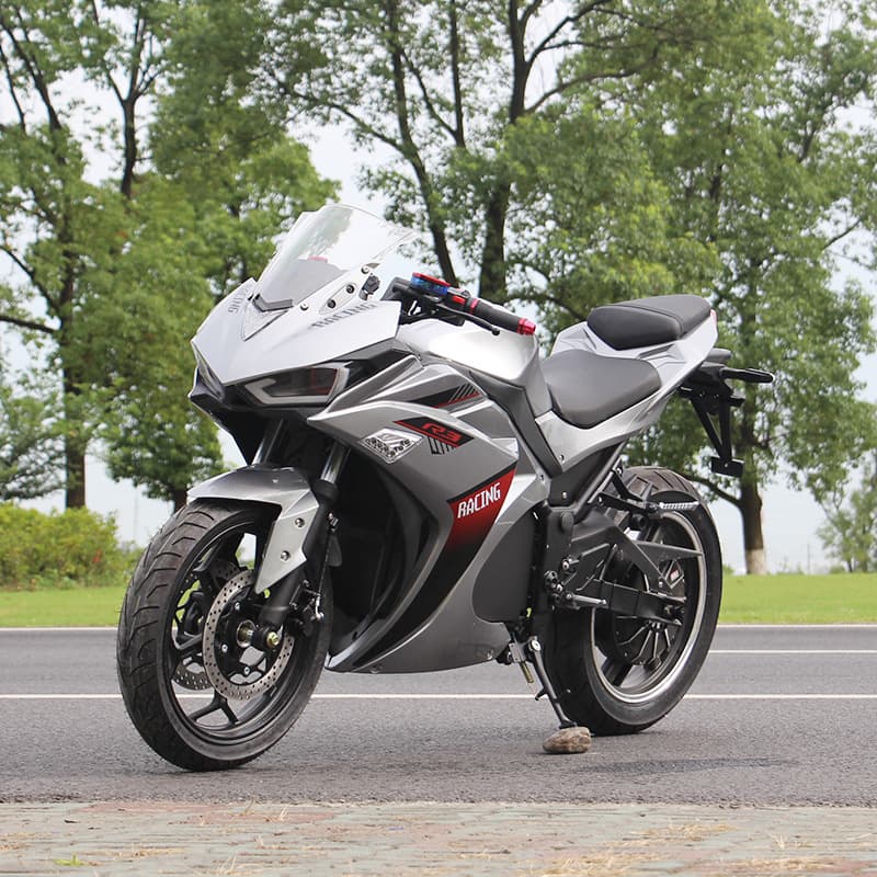 Electric Motorcycle R3 Heavy-Duty Electric Motorcycle for Adults 72V Large Racing Sportbike