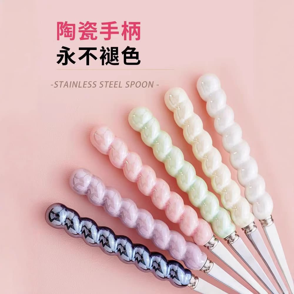 Ins-Style Cartoon Portable Utensils: Stainless Steel Chopsticks, Spoon, Fork Three-Piece Set Student Outdoor Travel Portable Utensil Set