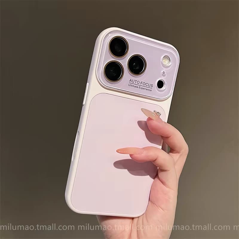 Elegant Purple Liquid Silicone For iPhone 17 Pro Max Apple 15 Phone Case 16 Pro Max Lens Full Coverage