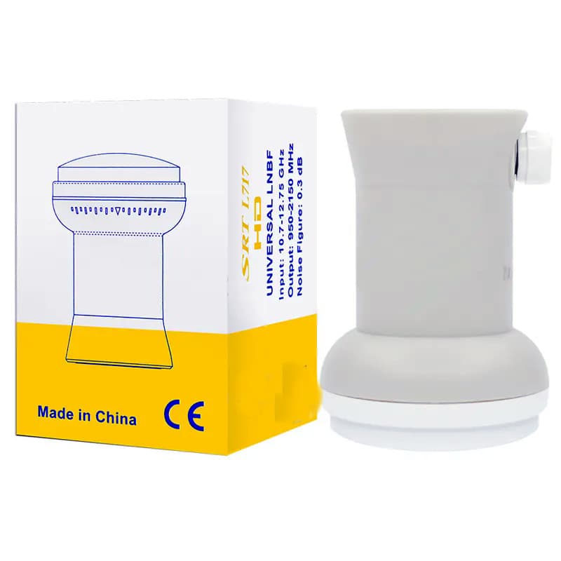 Ku Band Single LNBF 1-way 1-port LNB for SAT DVB-S2 Set-Top Box SRT717