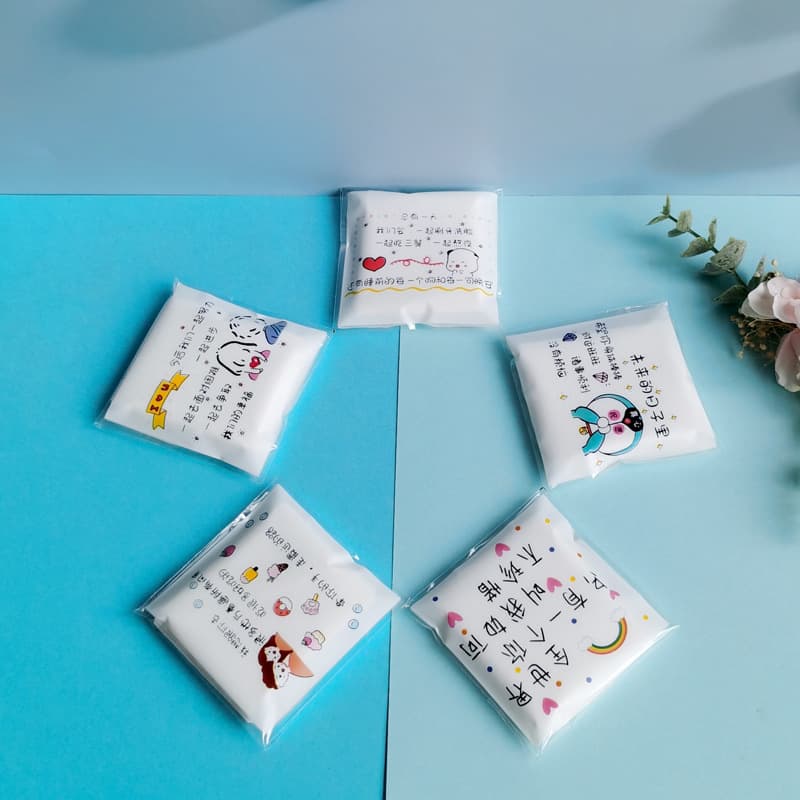 Wholesale Thin Cotton Pads Makeup Remover Cotton Pads Wet Compress Cotton Water Therapy Tool Taobao Small Gift 20 Pieces Bagged