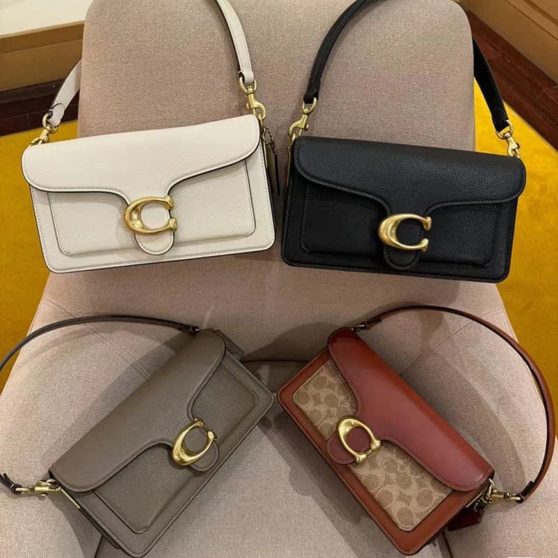 Coach C New Tabby 26 Pebbled Leather Dionysus Bag Classic Signature Shoulder Crossbody Women's Bag Underarm Handbag
