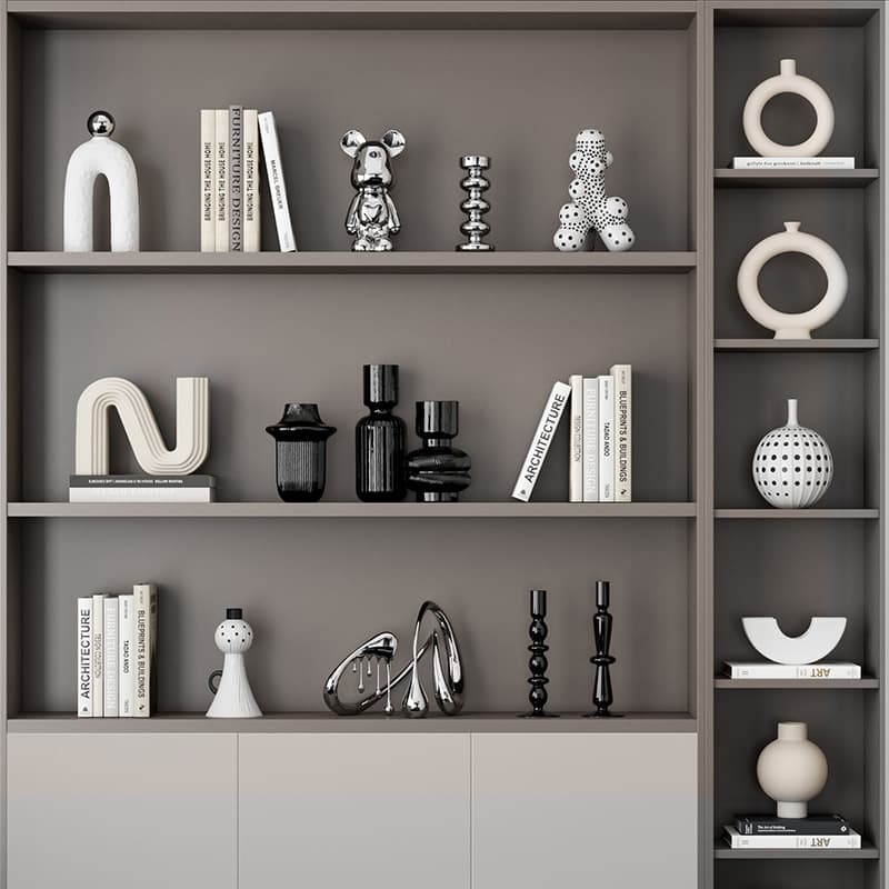 Yibeizi High-End Light Luxury Wine Cabinet Soft Decoration Modern Simple Living Room TV Cabinet Home Decoration Set