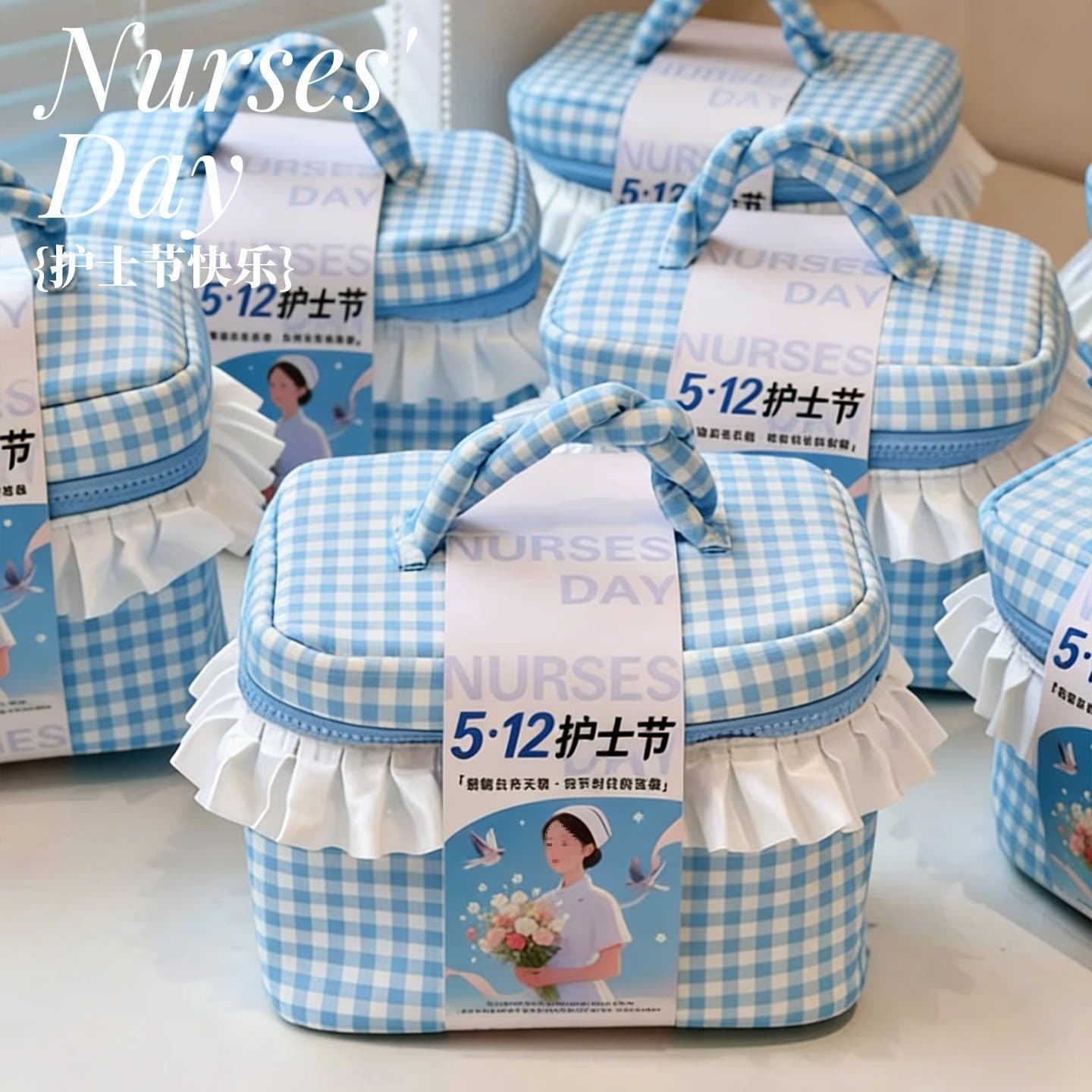 Nurses' Day Gift Practical Souvenir Small Gift Custom Logo Cosmetic Bag for Women