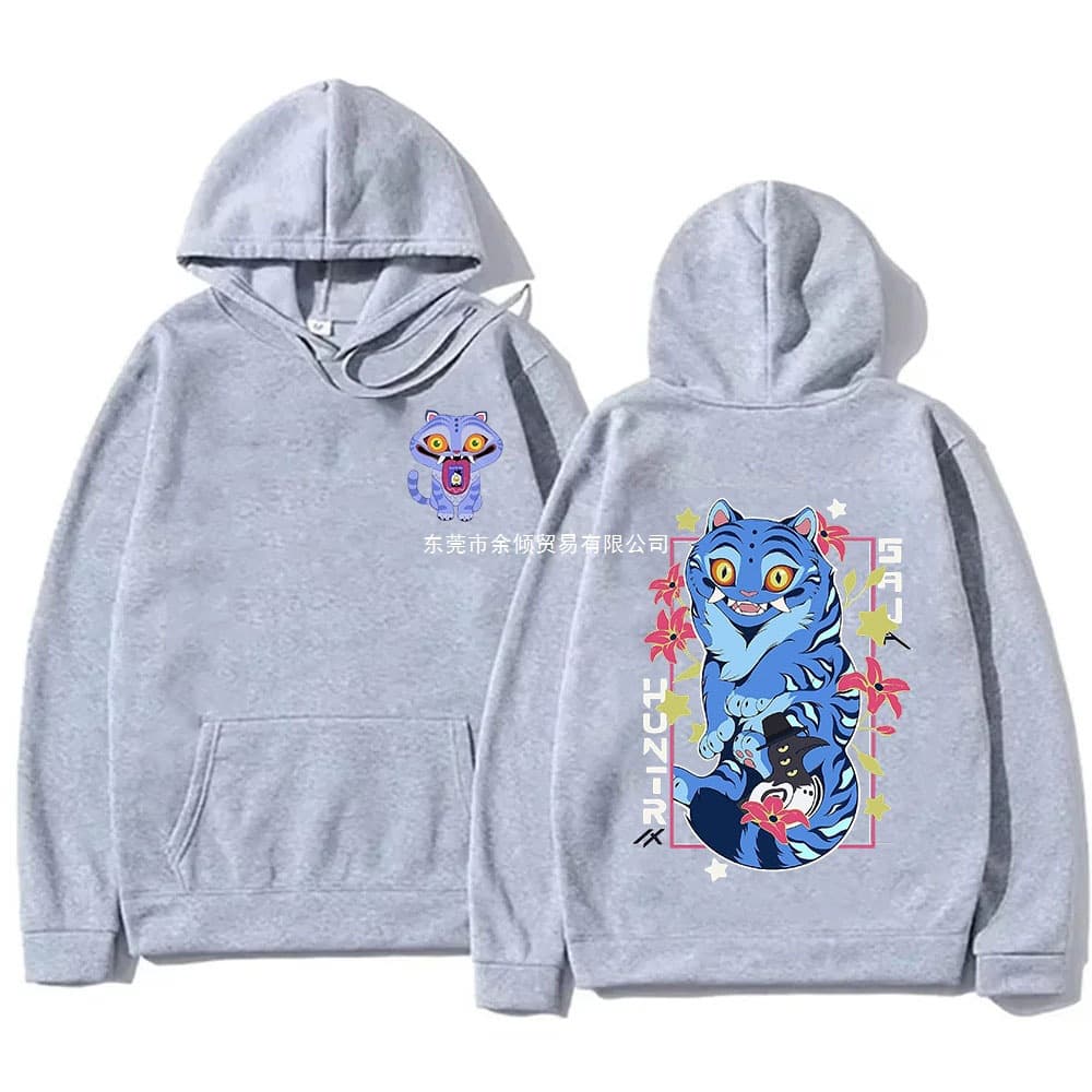 Autumn and Winter New Kpop Devil Hunter Derpy Hoodie Merch Kpop Men's and Women's Sportswear