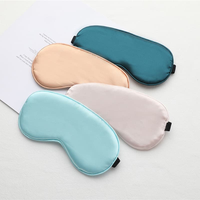 Silk-like Sleep Eye Mask, Light-Blocking, Adjustable Elastic, Wholesale Direct from Factory, Stock Available