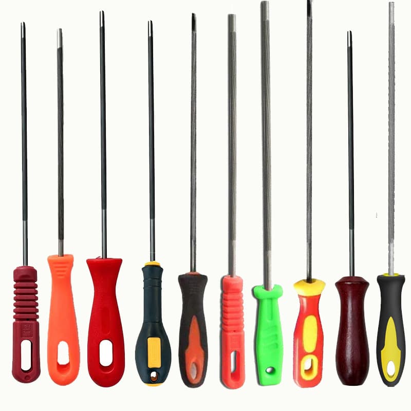 Chainsaw File with Handle, Chainsaw Sharpening File, Round File 4.0/4.8/5.5, Chainsaw Accessories, Electric Chainsaw File