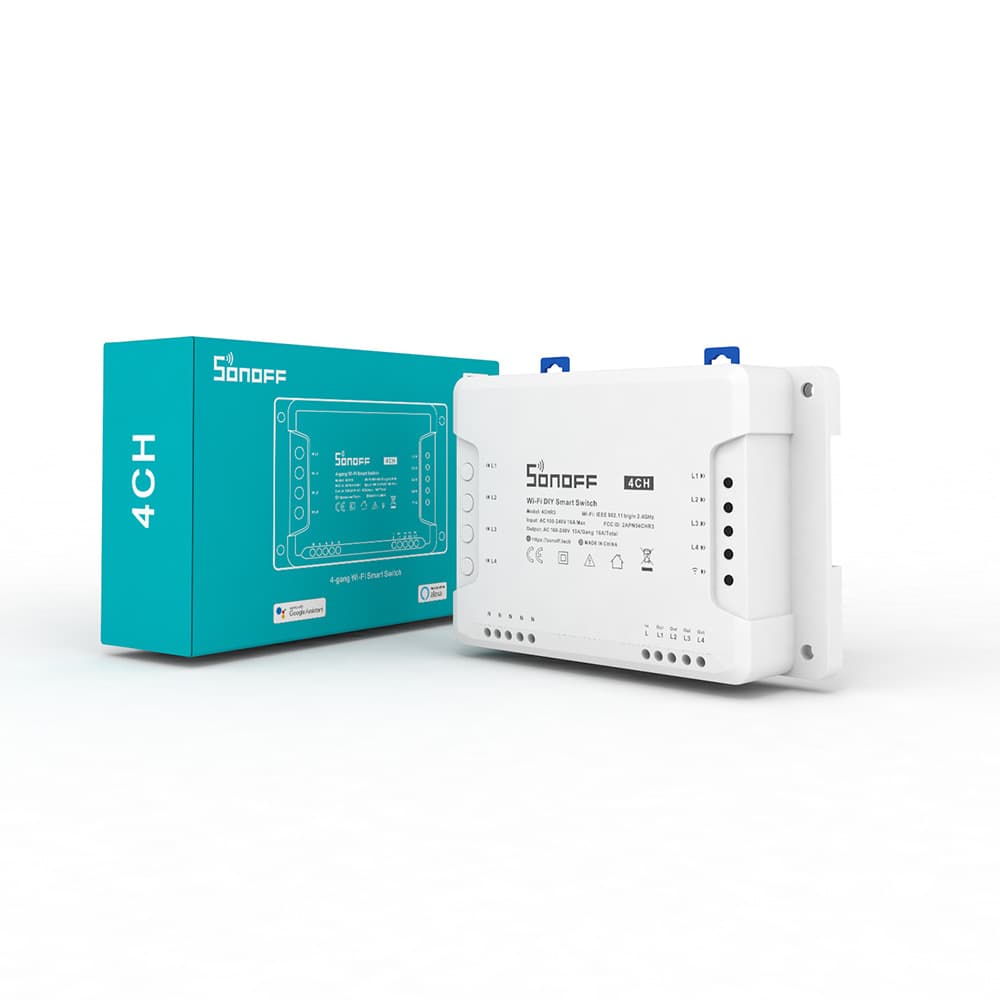Sonoff 4ch R3 Smart WiFi Switch Modification Module with Independent Remote Control and Timer