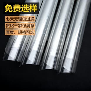 Glass Film Explosion-Proof Film Colorless Transparent Home Window Bathroom Shower Room Sliding Door Coffee Table Tempered Glass Sticker