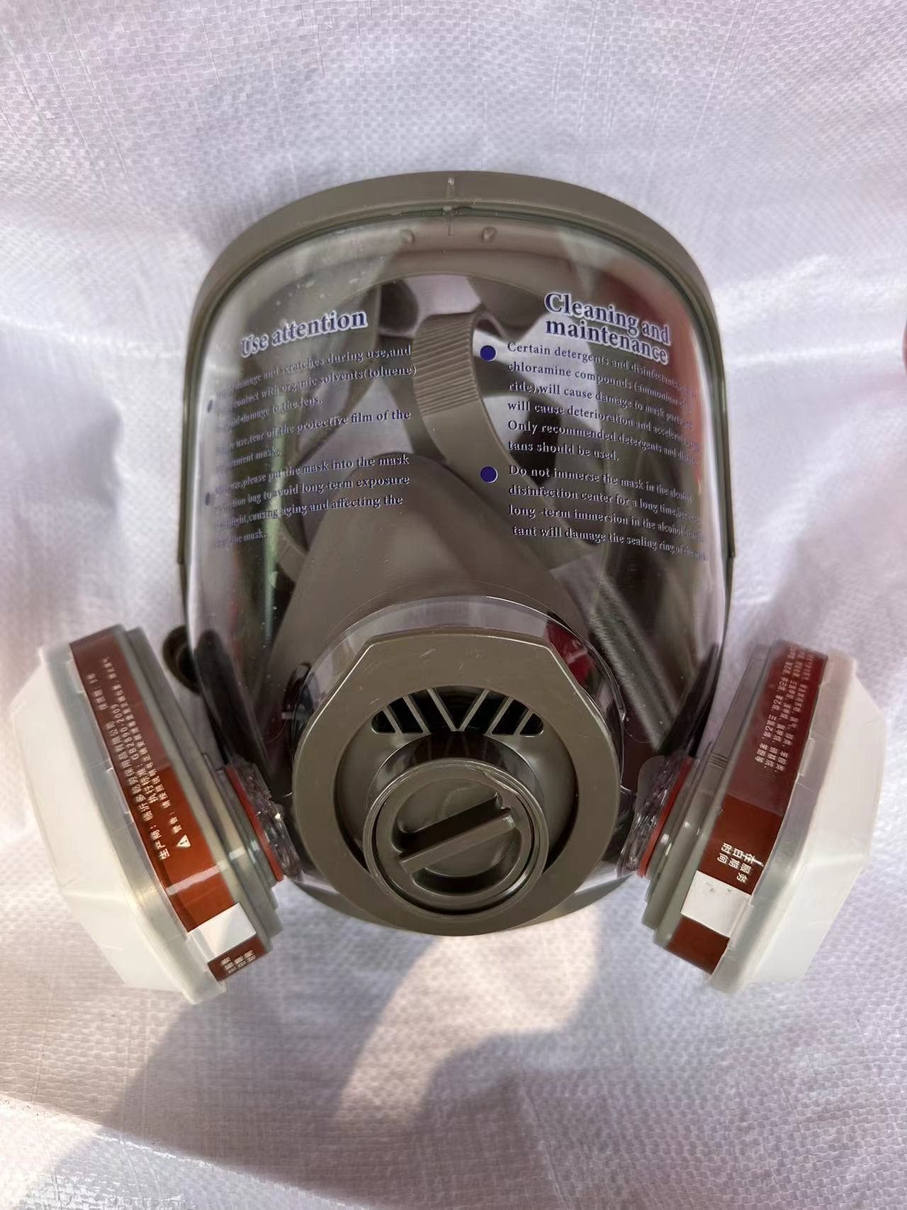 6800 Gas Mask for Painting, Chemical, and Pesticide Use, Large Field of View Dust-Proof Protective Mask
