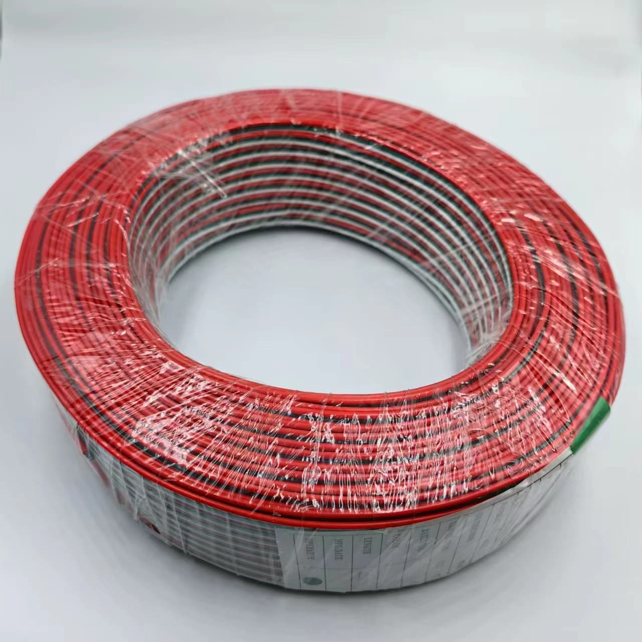 3P three-core cable for LED light strips, RGB color-changing light strips, electronic connection cable with white, green, and red pure copper core wire.