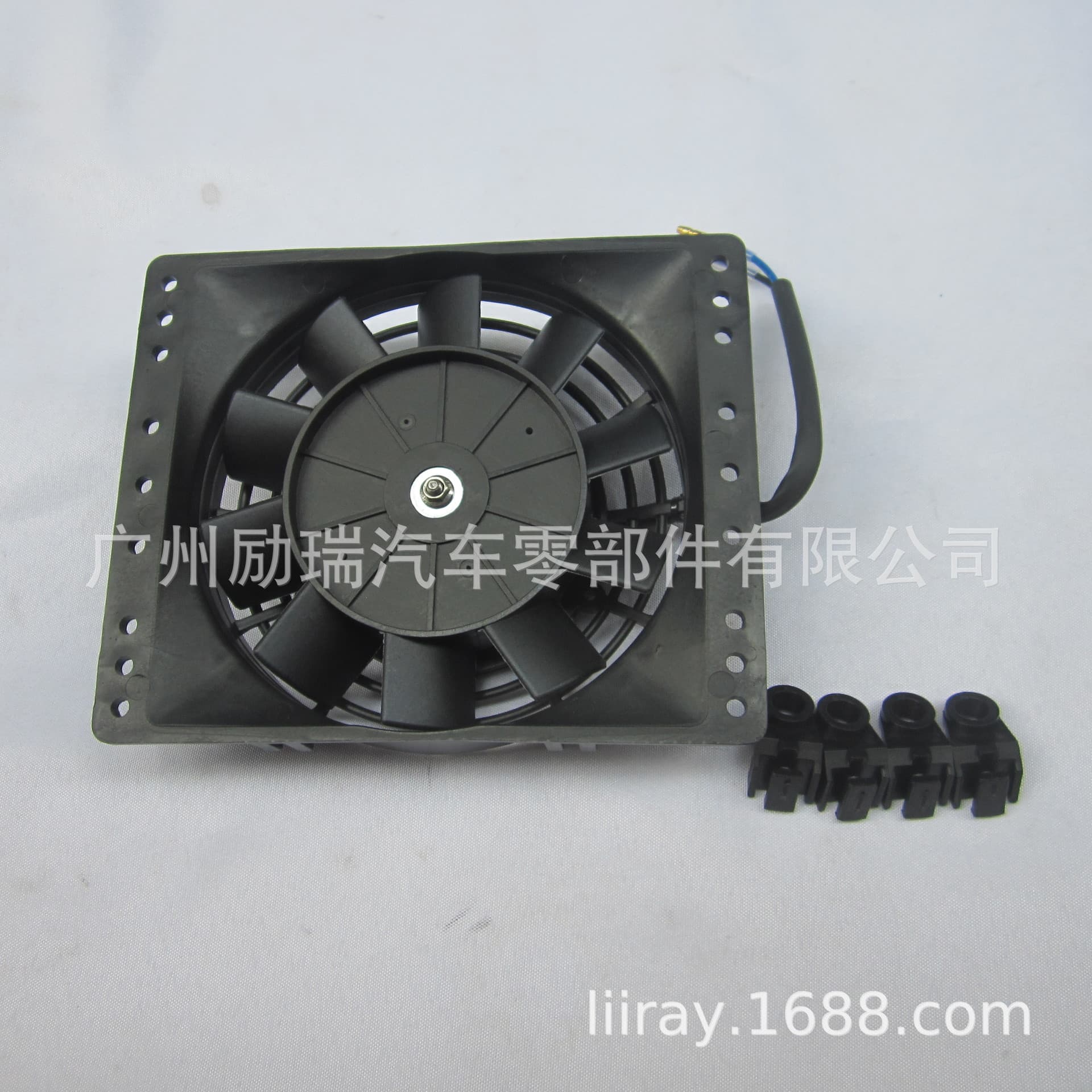 6 Inch Automotive Air Conditioning Electronic Fan, Motorcycle, Sand Cart, Refrigerated Truck Ultra-Thin Radiator Condenser Cooling Fan