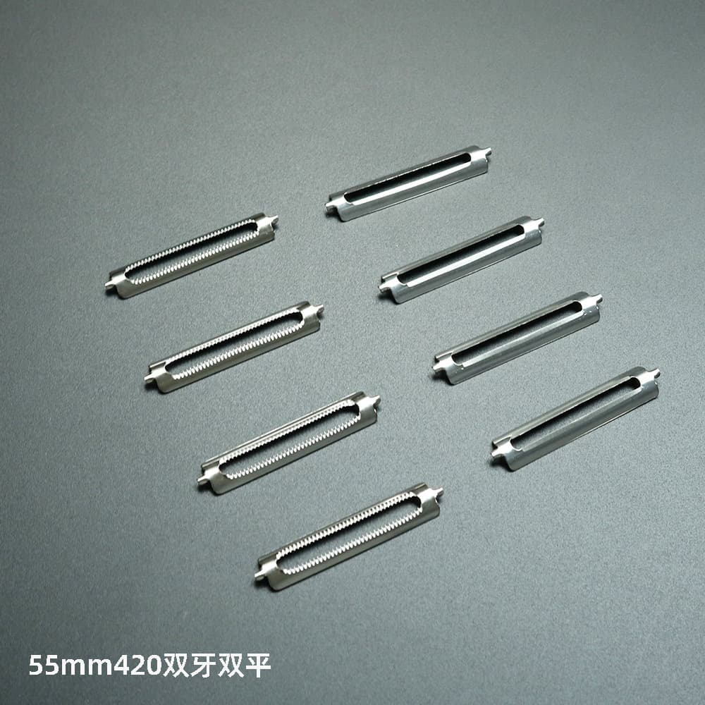 Blades stainless steel peeling blades electrolytic double-edge flat edge serrated edge grater storage-type blades melon peeler accessories