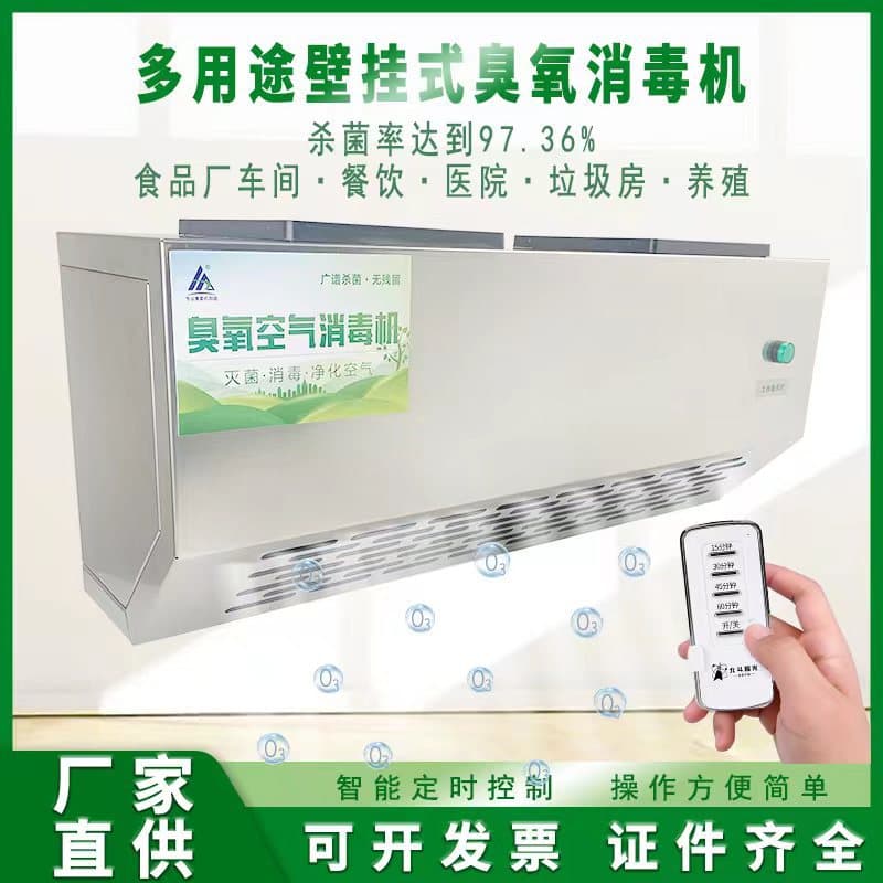 Ozone Generator Disinfection Machine, Sterilizer for Food Processing Plants and Workshop Air Purification