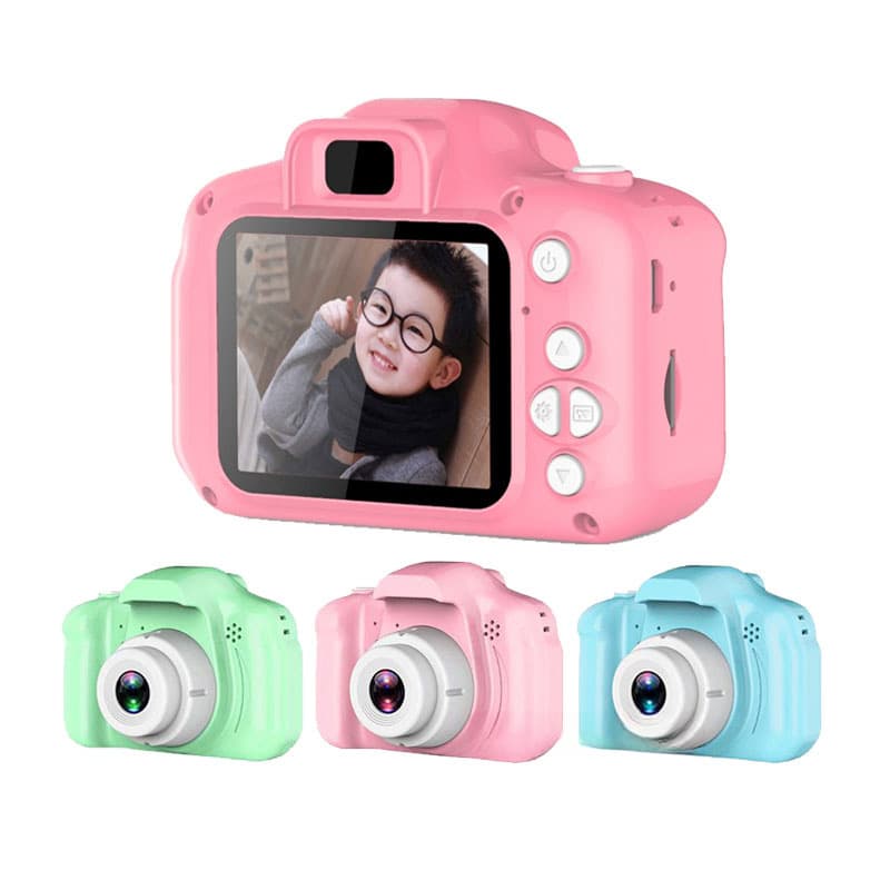 Cross-border Hot-seller X2 Cartoon Video Kids Digital Mini Toy SLR Birthday Holiday Gift Camera