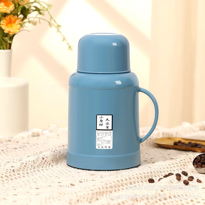 Happy Pot Mini Thermos Flask Popular Online Small Hot Water Bottle Large Capacity Glass Inner Liner Printed Thermos Flask for Home Use