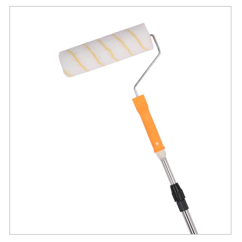 Extended latex paint roller telescopic pole for home interior wall painting, paint roller, roller factory, cross-border wholesale