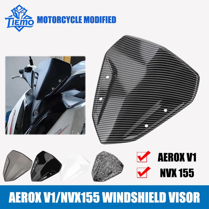 Motorcycle Modified Windshield for Yamaha NVX155/AEROX V1, Hot Selling in Southeast Asia