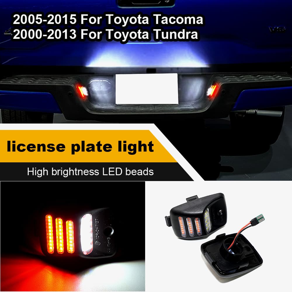 License Plate Light for Toyota Tacoma 2005-2015, Tundra 2000-2013