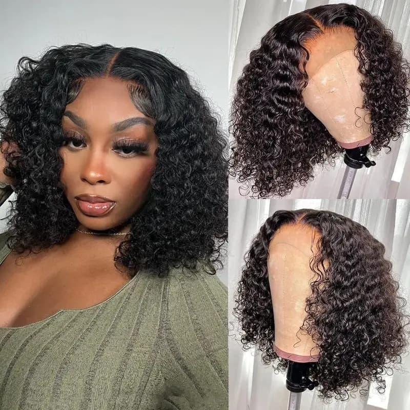 European and American Women's Fashion Wigs, Cross-Border Small Curly Hair Extensions, African Hot-Selling Full Head Short Curly Wigs
