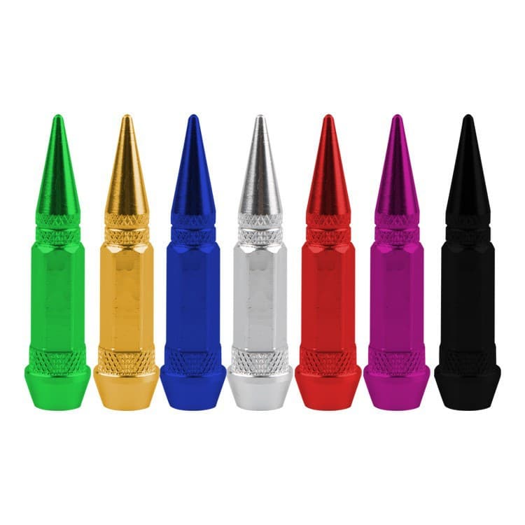 45mm Car Tire Pointed Valve Cap Auto Parts Bullet Valve Core Tire Valve Stem Cap