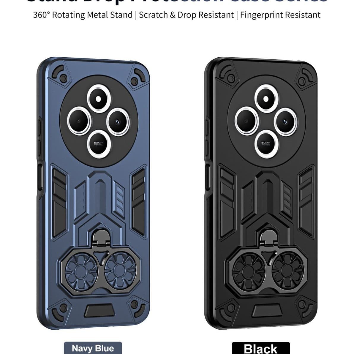 Multi-functional 2-in-1 Drop-resistant Phone Case for Xiaomi/Redmi RM 14C and Multiple Models