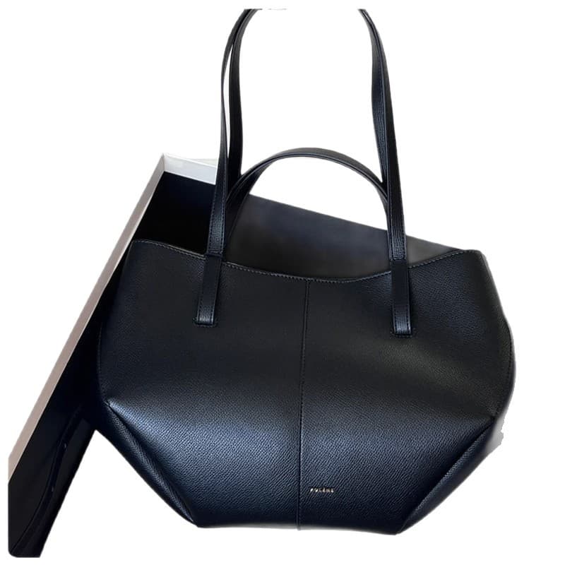 Cross-border tote bag Polene wings new Cyme Polene crossbody leather tote handbag large capacity