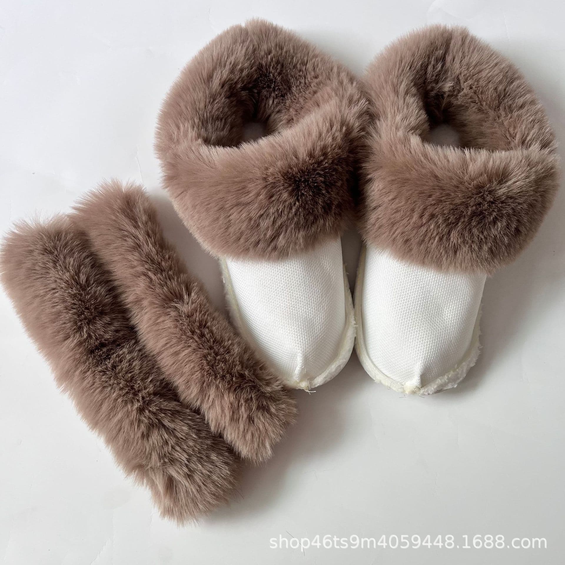 Winter plush hole-in-the-eye liner plus plush plush warm cotton cover winter autumn and winter thickened removable cotton mop lining