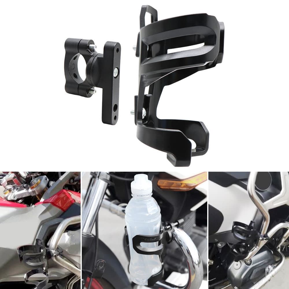 Motorcycle Bicycle Water Bottle Holder for BMW Harley Honda Kawasaki Long Distance Touring Riding