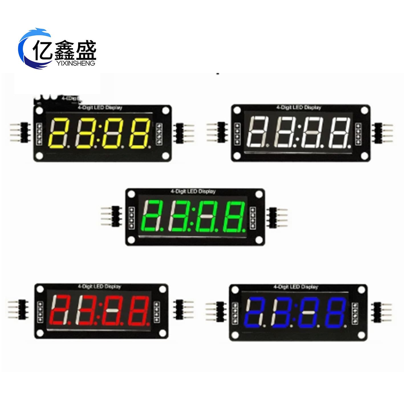 TM1637 0.56-inch 4-Digit 7-Segment Display Clock Module with Colon