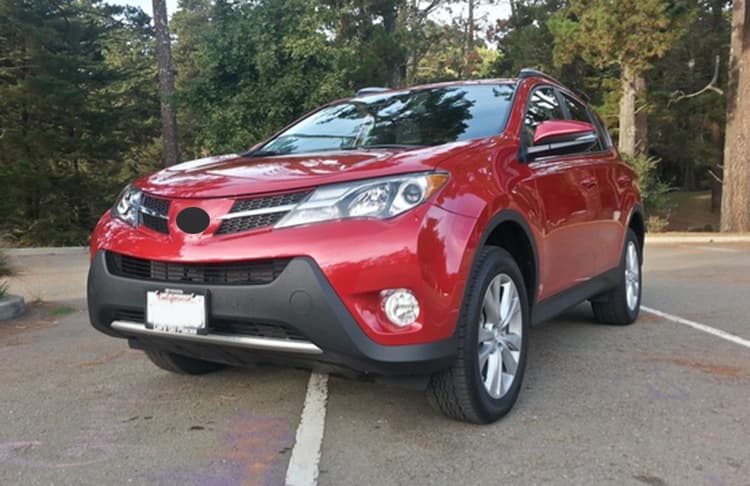 Front Bumper Tow Hook Cover for 2013-2015 Toyota RAV4 53285/6-0R060