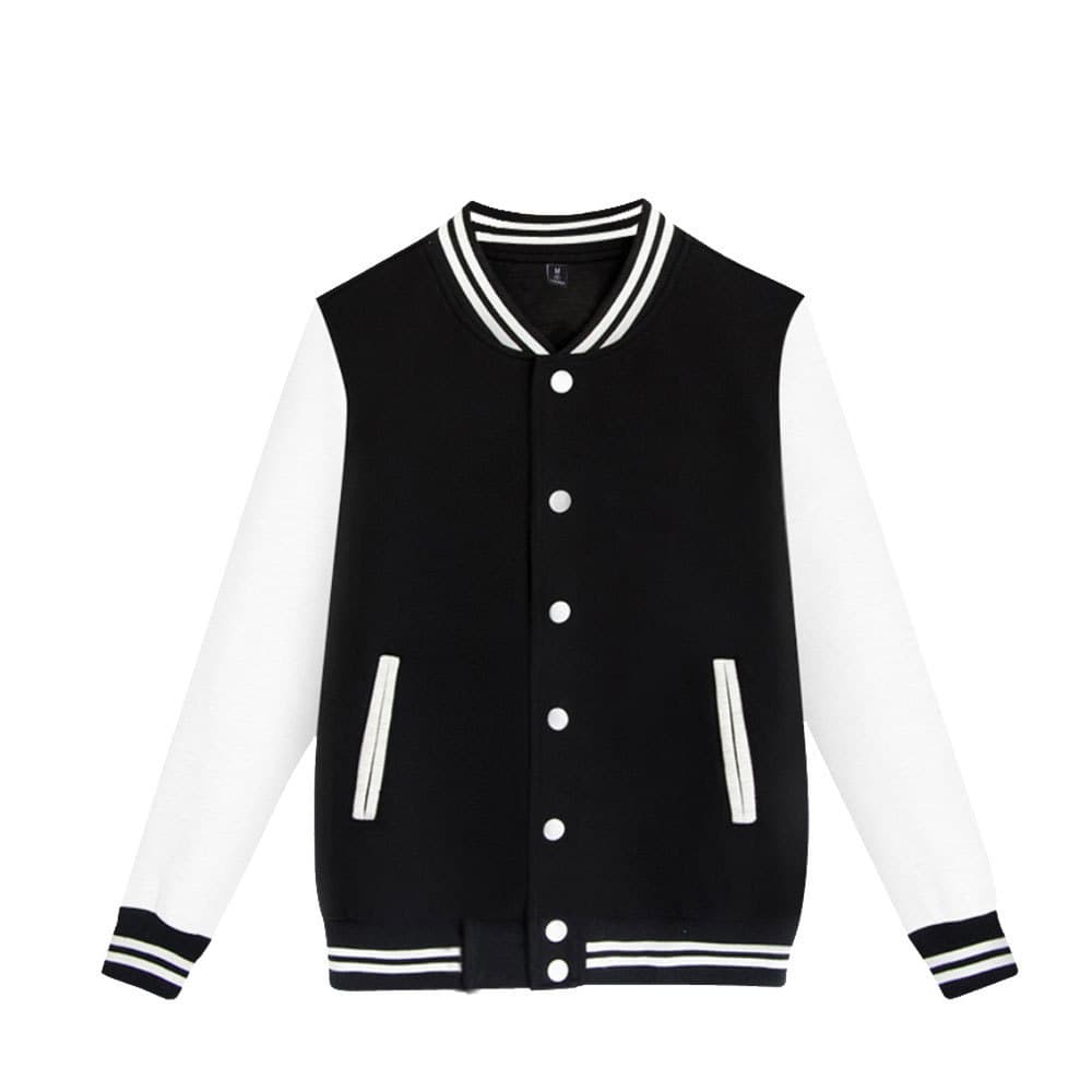 Cross-border Solid Color Basic Baseball Jacket, American Style Trendy Cardigan Jacket, Loose Workwear, Korean Version Couple's Coat