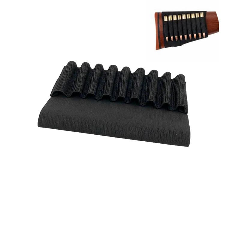 Cross-Border Outdoor Tactical 8-Hole 9-Hole 14-Hole Portable Oxford Cloth CS Rear Stock Pouch Hunter Cheek Rest Bag Stock Sleeve