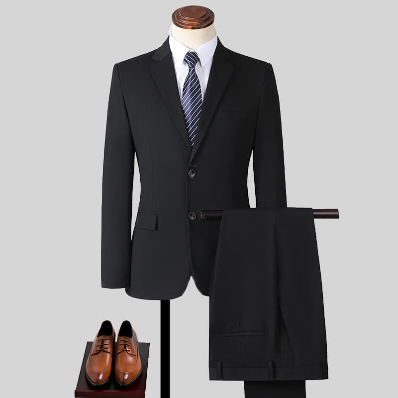 Plus-size men's suit, unisex professional formal three-piece suit, best man's uniform, work jacket