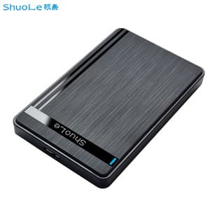 ShuoLe 2.5-inch SSD Solid State Mechanical SATA Tool-Free USB 3.0 External Hard Drive Enclosure