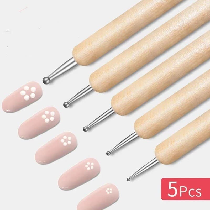 Nail art dot pens, 5 dot pens, tool pens, multi-head dot pens, dot pens, multi-purpose pens