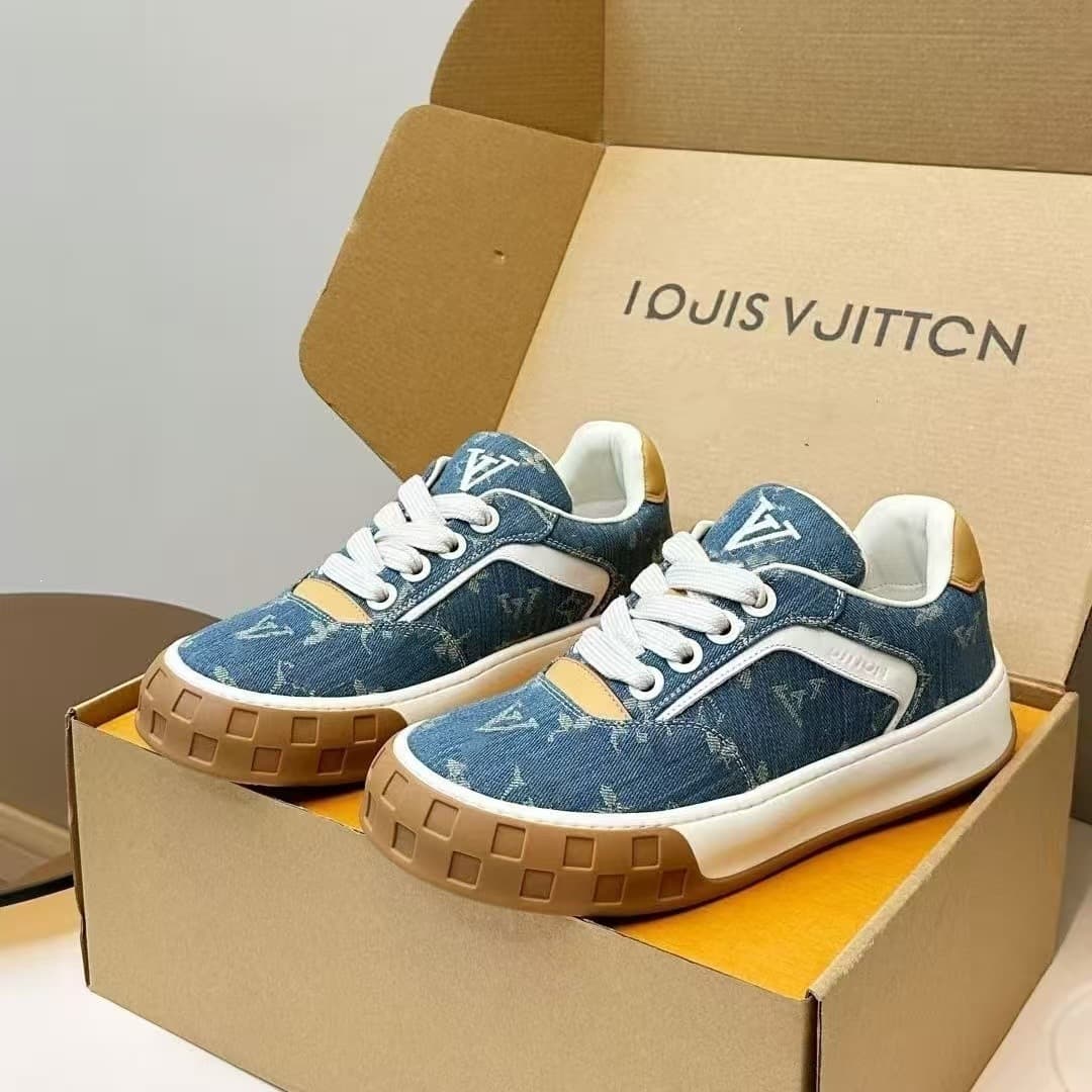 European Trendy Shoes Donkey 26 Style Biscuit Shoes Genuine Leather Lace-up Casual Thick Sole Heightening Sports Board Shoes Couple Style