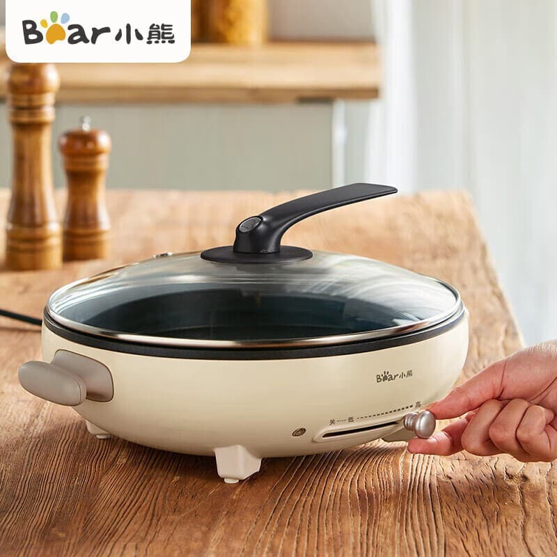 Bear Electric Pancake Maker Home Spring Pancake Machine Crepe Pan Tortilla Maker Automatic Shut-off DBC-D10L3