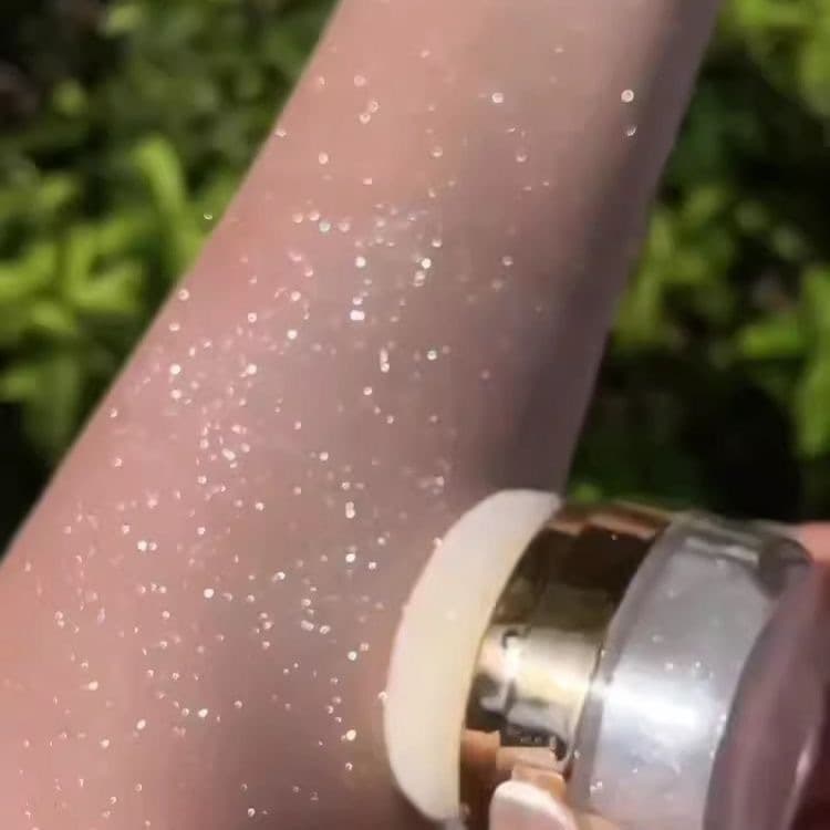 DIKALU Sparkling Fairy Magic Dust Powder for Brides Highlighter Body Shimmer Powder Collarbone Glitter Party Powder